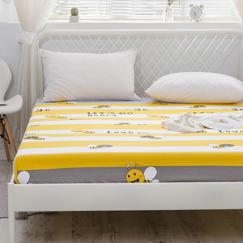 Sweet Honey Bees Fitted Bedsheet-Kawaii Dream