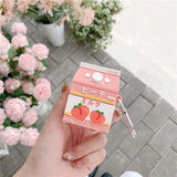 Sweet Peach Milk Carton Airpods Case (1&2&Pro)-Kawaii Dream