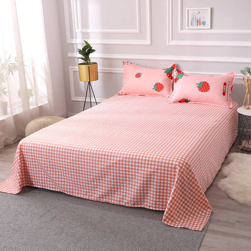 Sweet Strawberry Print Bedding Set-Kawaii Dream
