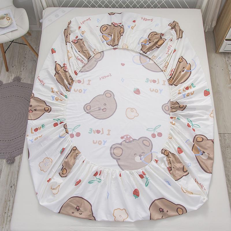 Sweet Teddy Bears Fitted Bedsheet-Kawaii Dream