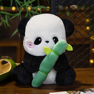 Sze Sze the Panda Bamboo Hut Plushie-Kawaii Dream