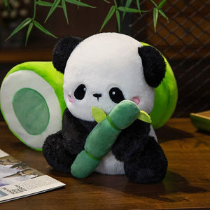 Sze Sze the Panda Bamboo Hut Plushie-Kawaii Dream