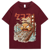 Taco Monster Bridge Attack Unisex Tee-Kawaii Dream