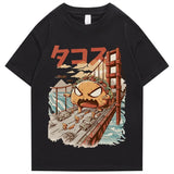 Taco Monster Bridge Attack Unisex Tee-Kawaii Dream