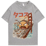 Taco Monster Bridge Attack Unisex Tee-Kawaii Dream