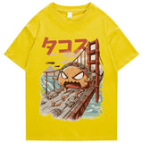 Taco Monster Bridge Attack Unisex Tee-Kawaii Dream