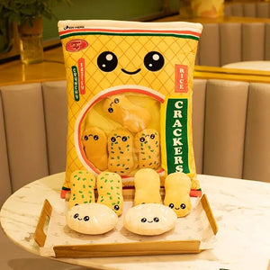 Tasty Rice Crackers Candy Bag Plushies-Kawaii Dream