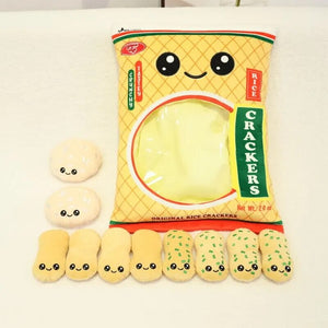 Tasty Rice Crackers Candy Bag Plushies-Kawaii Dream