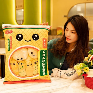 Tasty Rice Crackers Candy Bag Plushies-Kawaii Dream