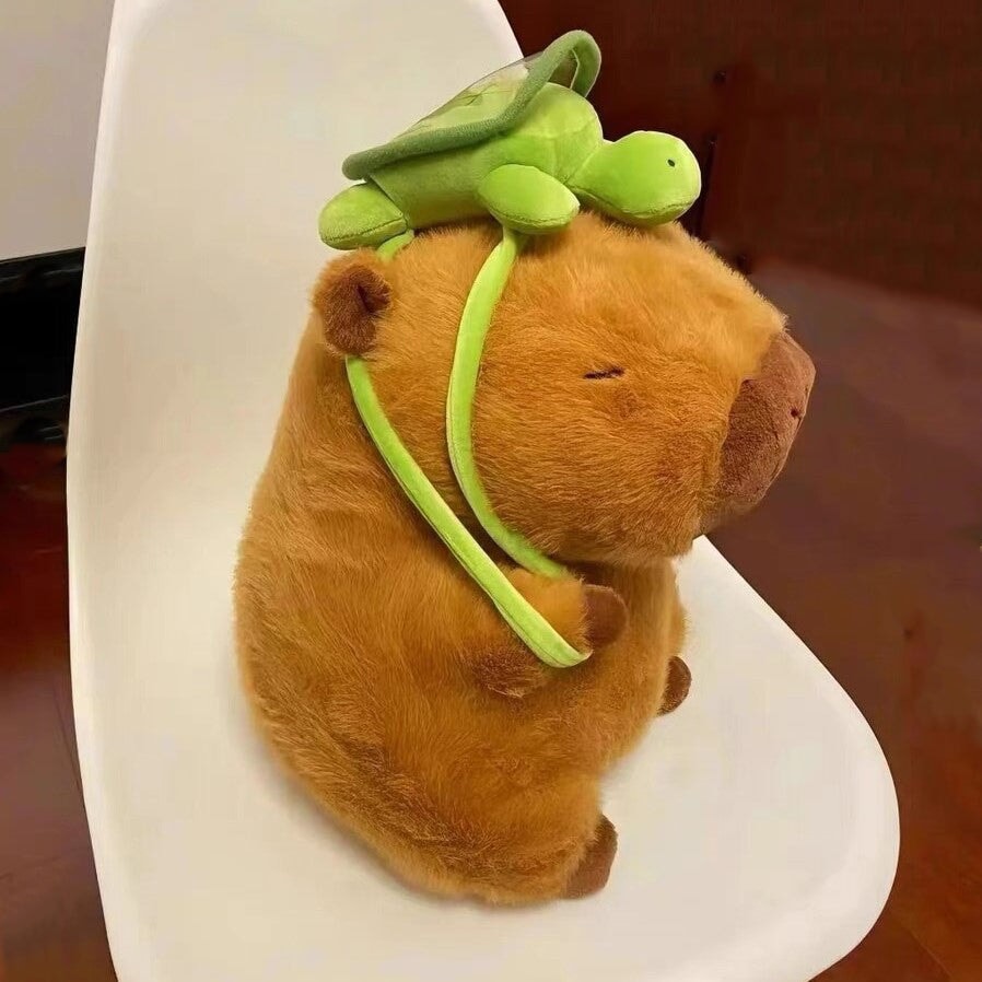 The Adorable Capybara Turtle Back Pack Plushies-Kawaii Dream