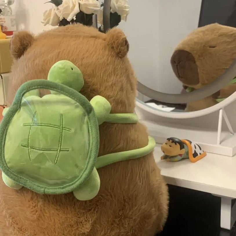 The Adorable Capybara Turtle Back Pack Plushies-Kawaii Dream