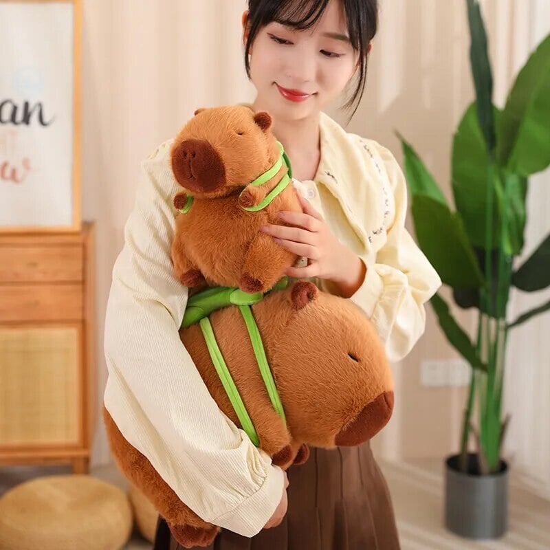 The Adorable Capybara Turtle Back Pack Plushies-Kawaii Dream