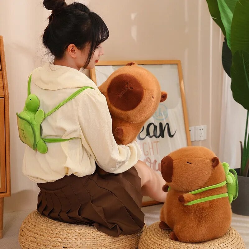 The Adorable Capybara Turtle Back Pack Plushies-Kawaii Dream