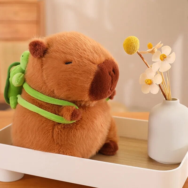 The Adorable Capybara Turtle Back Pack Plushies-Kawaii Dream