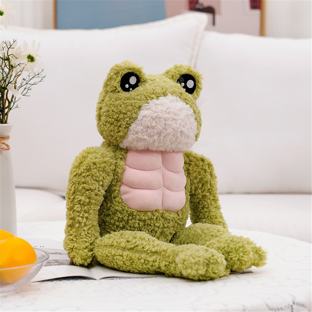 The Dench Muscle Frog Plushie-Kawaii Dream