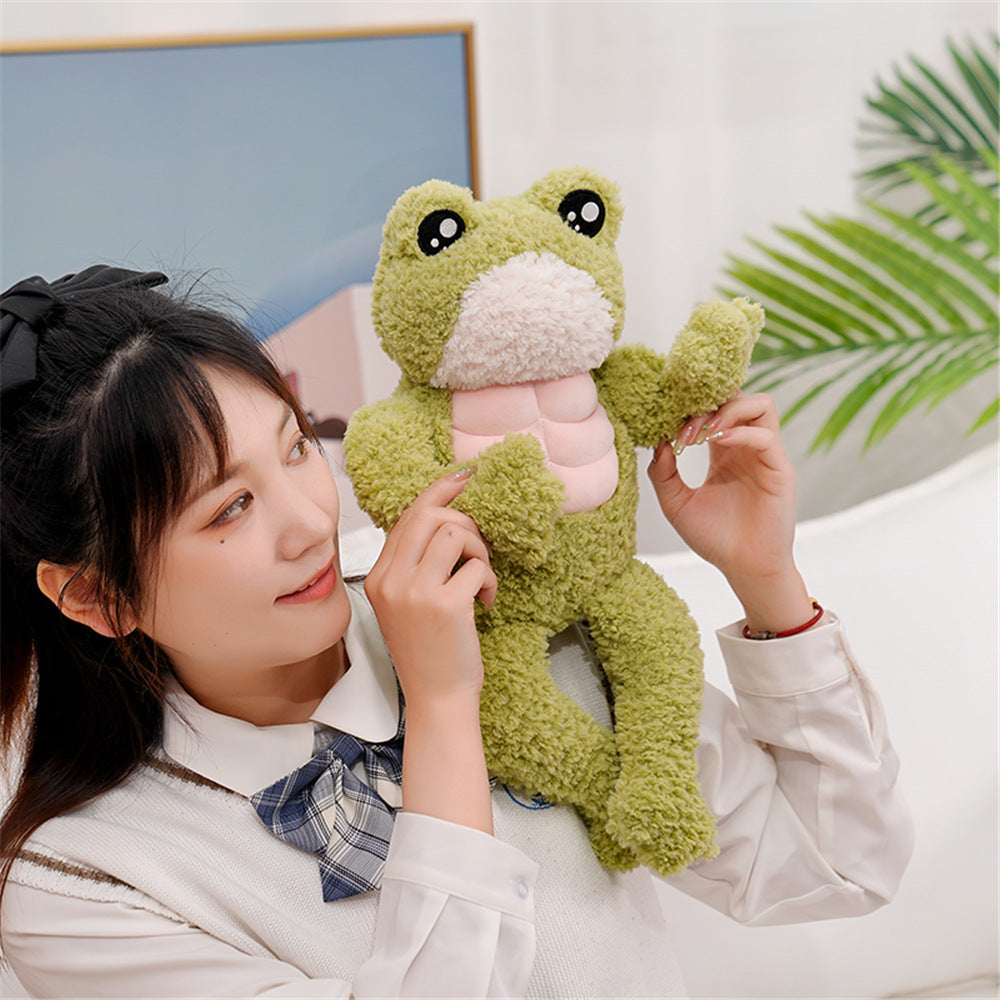 The Dench Muscle Frog Plushie-Kawaii Dream