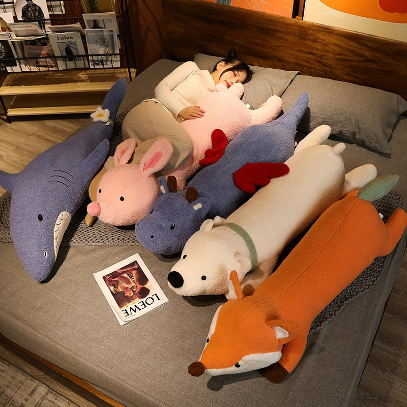 The Fluffy Giants Dragon Fox Bunny Bear Shark Plushies-Kawaii Dream