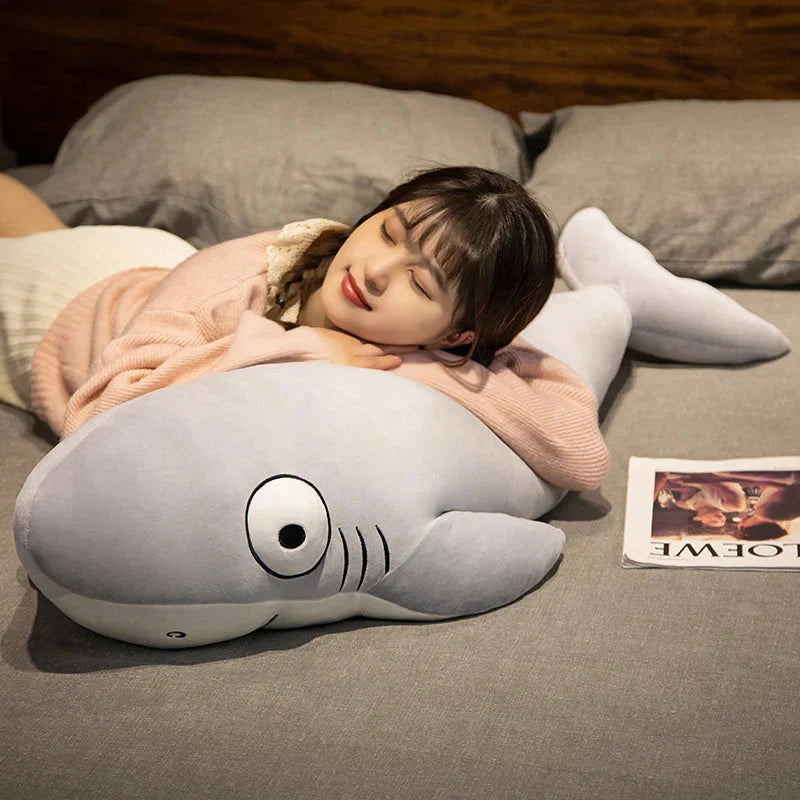 The Friendly Cheeky Gray Blue Shark Plushies-Kawaii Dream