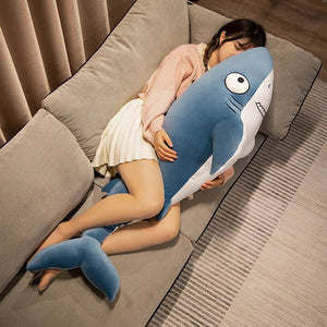 The Friendly Cheeky Gray Blue Shark Plushies-Kawaii Dream
