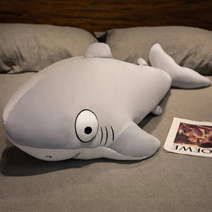 The Friendly Cheeky Gray Blue Shark Plushies-Kawaii Dream