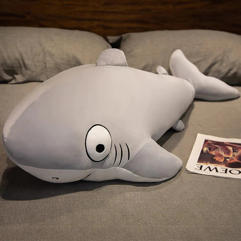 The Friendly Cheeky Gray Blue Shark Plushies-Kawaii Dream