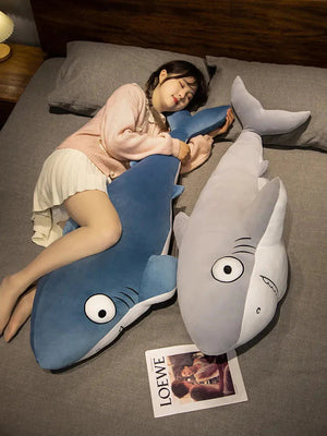 The Friendly Cheeky Gray Blue Shark Plushies-Kawaii Dream