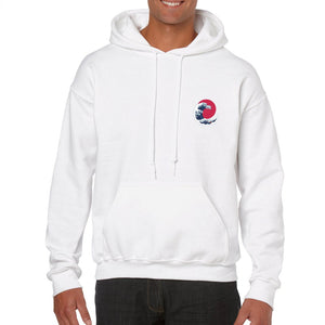The Great Wave Blood Moon Sun Tato Hoodie-Kawaii Dream