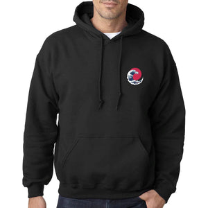 The Great Wave Blood Moon Sun Tato Hoodie-Kawaii Dream