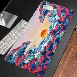 The Great Wave off Kanagawa Large Mouse Pad Collection-Kawaii Dream
