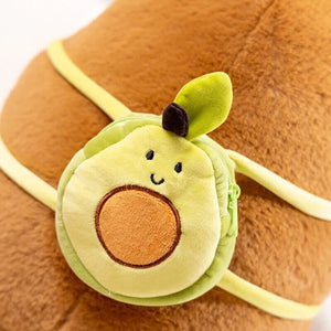 The Kawaii Capybara with Mini Avocado Backpack Plushie-Kawaii Dream