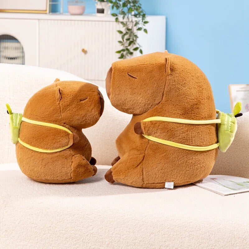The Kawaii Capybara with Mini Avocado Backpack Plushie-Kawaii Dream