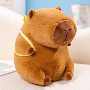 The Kawaii Capybara with Mini Avocado Backpack Plushie-Kawaii Dream