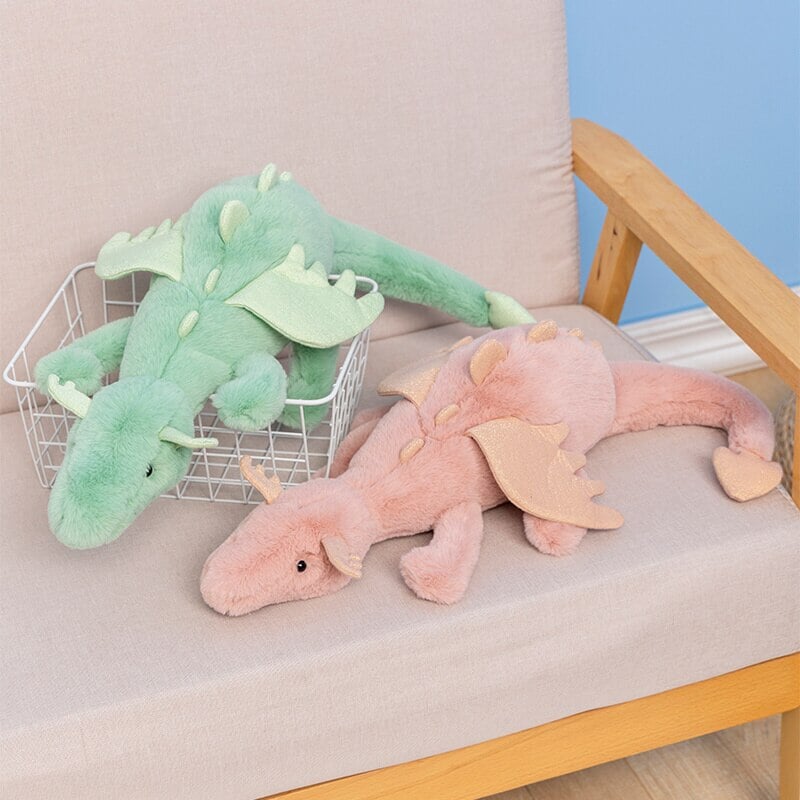 The Mighty Colored Dragon Family Soft Toys-Kawaii Dream