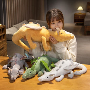 The Mighty Colored Dragon Family Soft Toys-Kawaii Dream