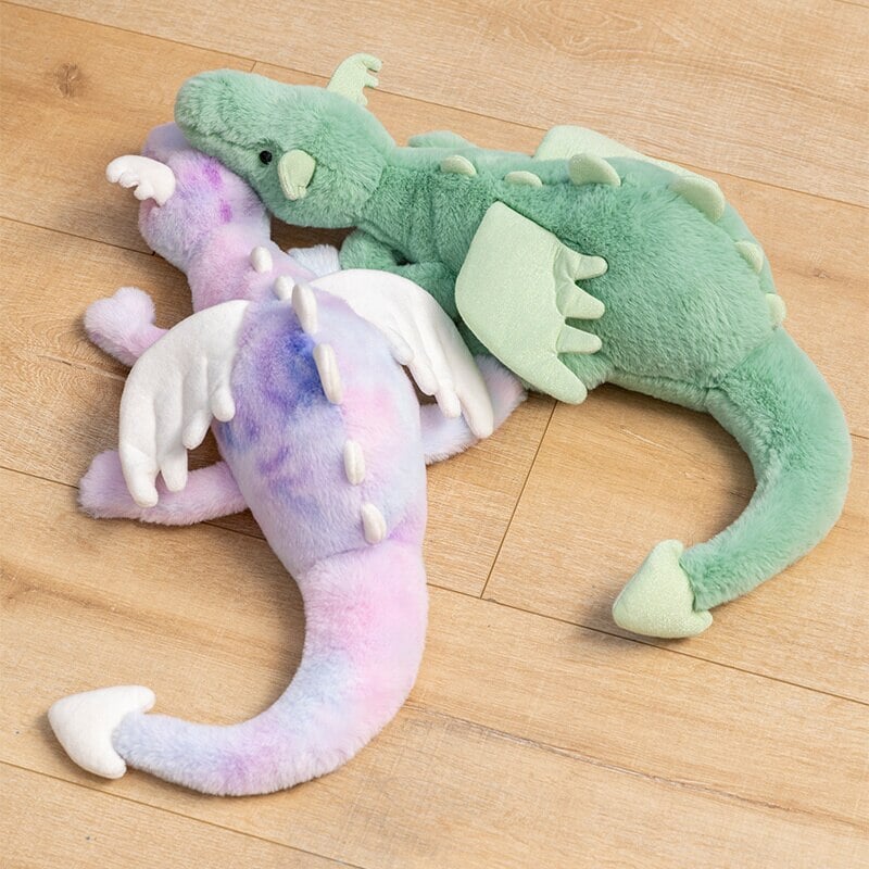 The Mighty Colored Dragon Family Soft Toys-Kawaii Dream