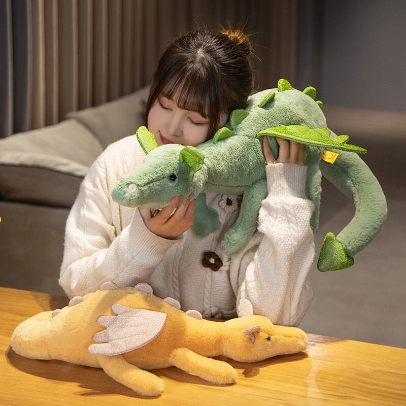 The Mighty Colored Dragon Family Soft Toys-Kawaii Dream