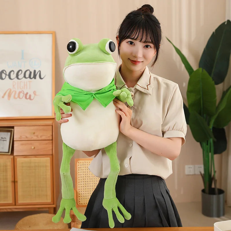 Tito the Funny Green Frog Plush with Hat-Kawaii Dream