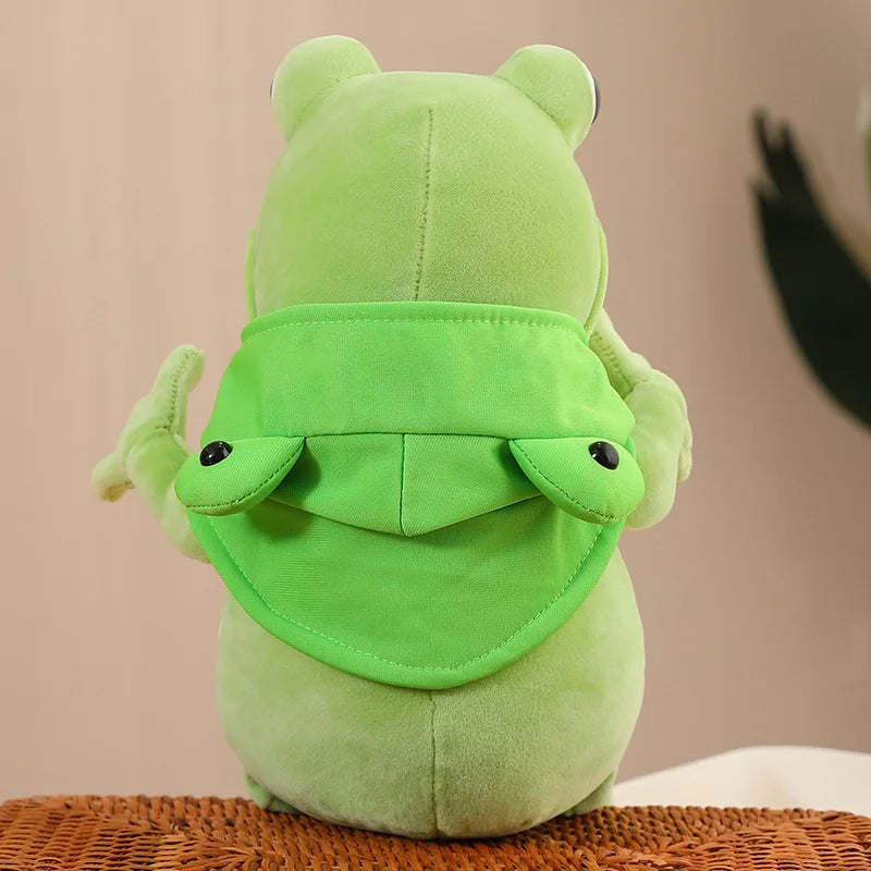 Tito the Funny Green Frog Plush with Hat-Kawaii Dream