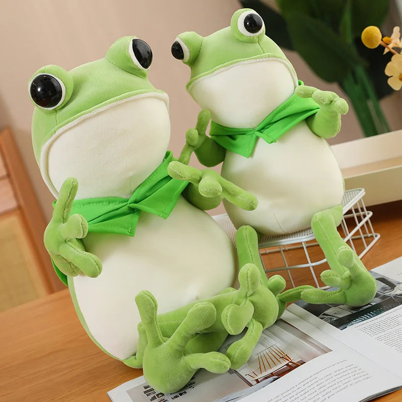 Tito the Funny Green Frog Plush with Hat-Kawaii Dream