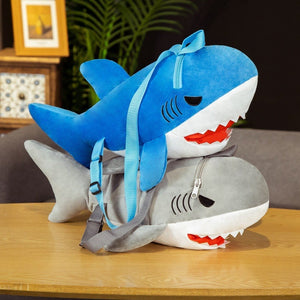 Tod the Shark Plush Backpack-Kawaii Dream