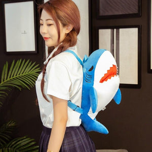 Tod the Shark Plush Backpack-Kawaii Dream