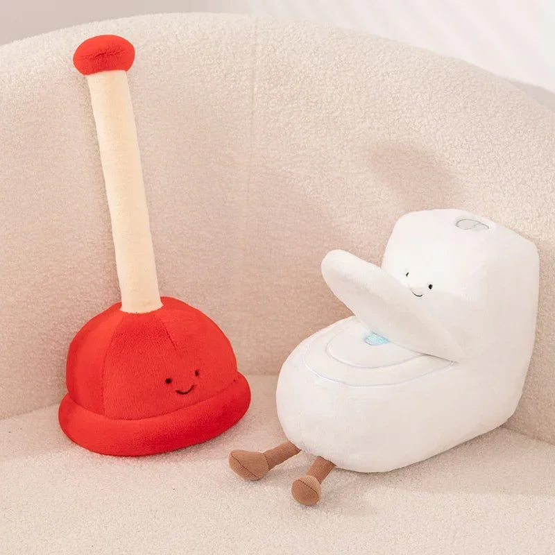 Toilet Buddies Poop Tissue Plunger Plushie Collection-Kawaii Dream