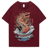 Tokyo Noodle Dragon Unisex Cotton Tee-Kawaii Dream