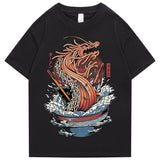 Tokyo Noodle Dragon Unisex Cotton Tee-Kawaii Dream