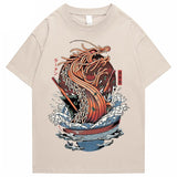 Tokyo Noodle Dragon Unisex Cotton Tee-Kawaii Dream