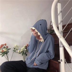 Tommy the Shark Kawaii Hoodies-Kawaii Dream