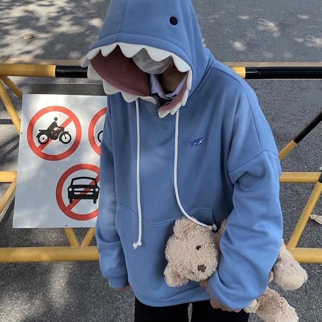 Tommy the Shark Kawaii Hoodies-Kawaii Dream
