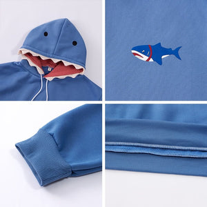 Tommy the Shark Kawaii Hoodies-Kawaii Dream