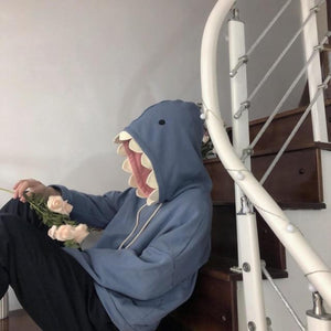 Tommy the Shark Kawaii Hoodies-Kawaii Dream