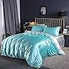 Turquoise Mulberry Silk Bedding Set-Kawaii Dream